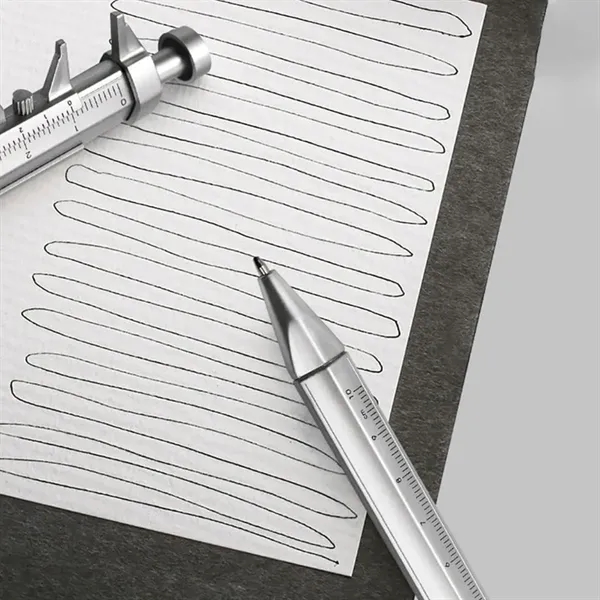 Caliper Style Ballpoint Pen with Blue Ink Refill - Caliper Style Ballpoint Pen with Blue Ink Refill - Image 5 of 5