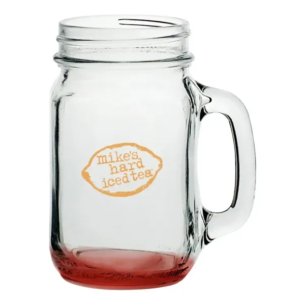 Handler 16 oz. Mason Jar with Handles - Handler 16 oz. Mason Jar with Handles - Image 1 of 7