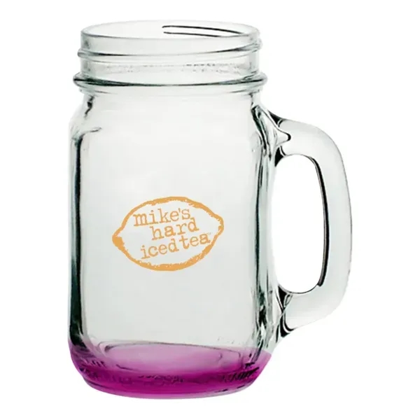 Handler 16 oz. Mason Jar with Handles - Handler 16 oz. Mason Jar with Handles - Image 3 of 7