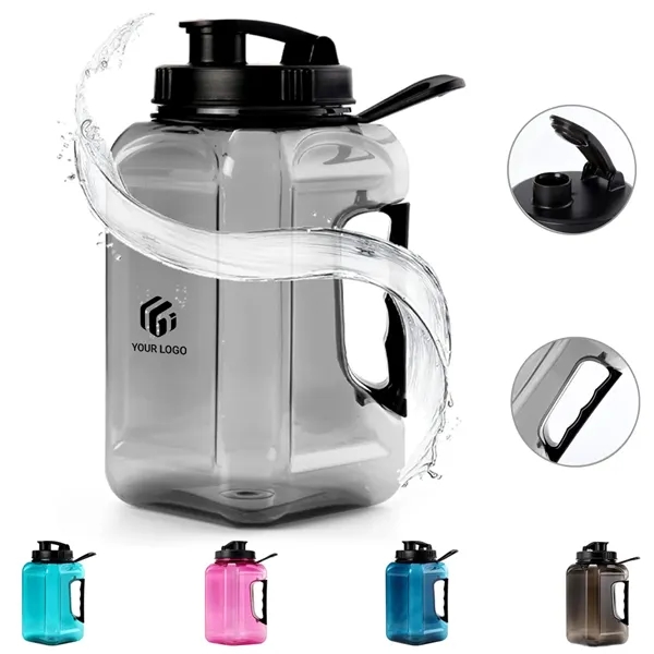 Large capacity gym office fitness bucket sports water bottle - Large capacity gym office fitness bucket sports water bottle - Image 0 of 4