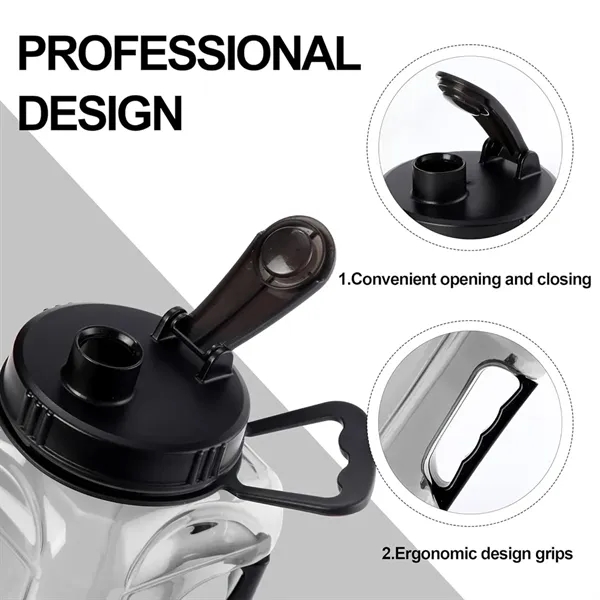 Large capacity gym office fitness bucket sports water bottle - Large capacity gym office fitness bucket sports water bottle - Image 2 of 4