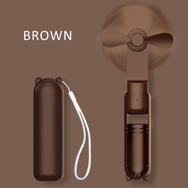 Rechargeable Portable Mini Fan with Power Bank - Rechargeable Portable Mini Fan with Power Bank - Image 0 of 4
