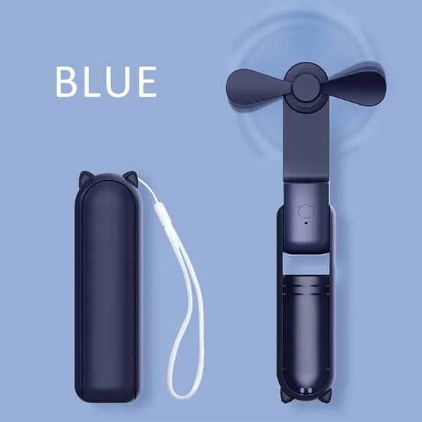 Rechargeable Portable Mini Fan with Power Bank - Rechargeable Portable Mini Fan with Power Bank - Image 4 of 4