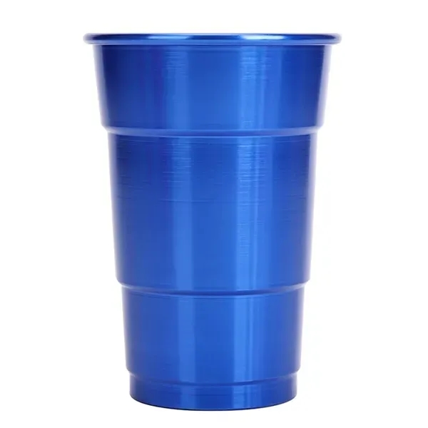 MOQ 50 16 oz Recyclable Aluminum Pint Cup - MOQ 50 16 oz Recyclable Aluminum Pint Cup - Image 2 of 5