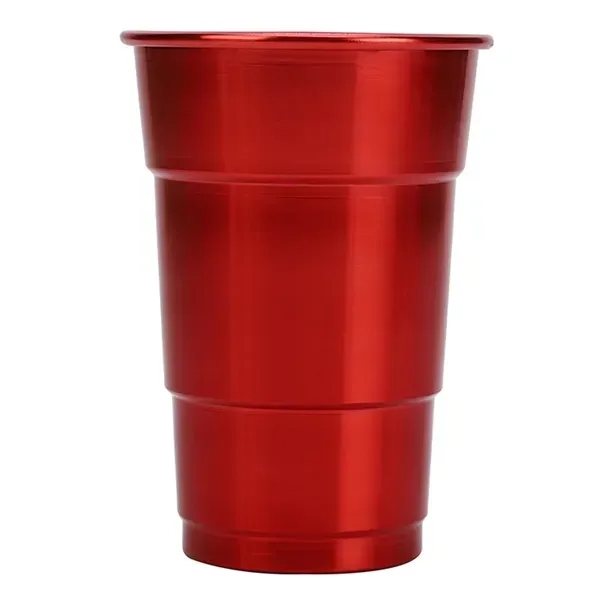 MOQ 50 16 oz Recyclable Aluminum Pint Cup - MOQ 50 16 oz Recyclable Aluminum Pint Cup - Image 4 of 5