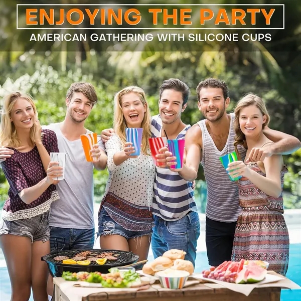 16oz Unbreakable Silicone Cup Drinkware - 16oz Unbreakable Silicone Cup Drinkware - Image 5 of 5