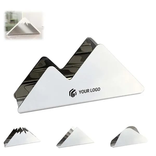 Restaurant hotel elegant stainless steel table napkin holder - Restaurant hotel elegant stainless steel table napkin holder - Image 0 of 4