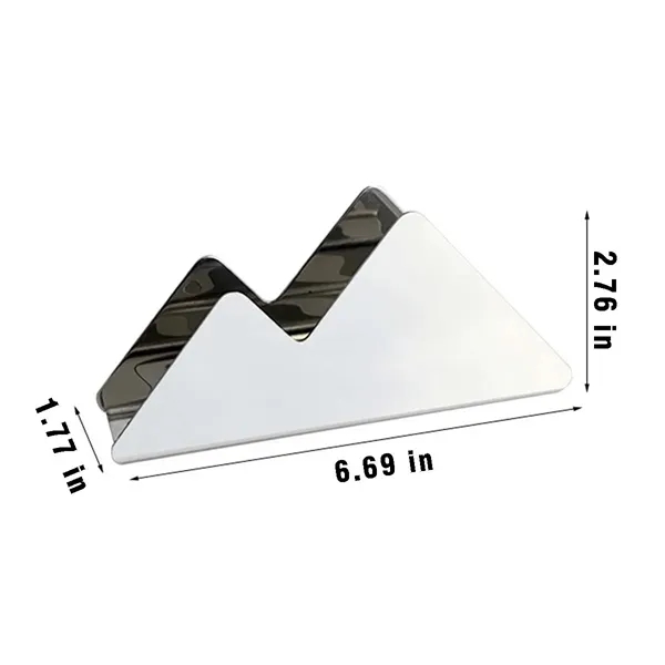 Restaurant hotel elegant stainless steel table napkin holder - Restaurant hotel elegant stainless steel table napkin holder - Image 1 of 4