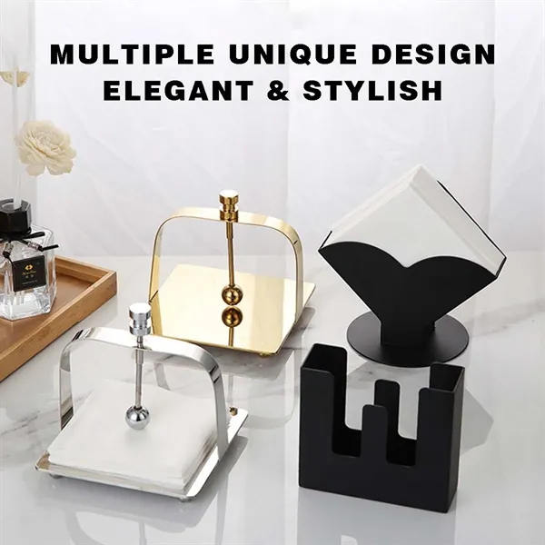 Restaurant hotel elegant stainless steel table napkin holder - Restaurant hotel elegant stainless steel table napkin holder - Image 3 of 4