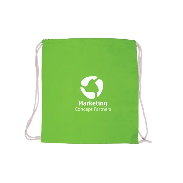 Prime Line. Cotton Canvas Drawstring Bag. - Prime Line. Cotton Canvas Drawstring Bag. - Image 3 of 5