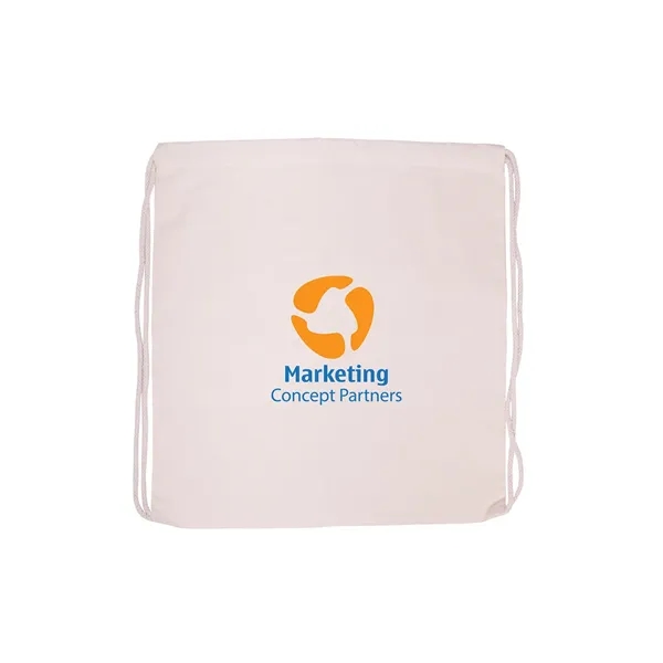 Prime Line. Cotton Canvas Drawstring Bag. - Prime Line. Cotton Canvas Drawstring Bag. - Image 4 of 5