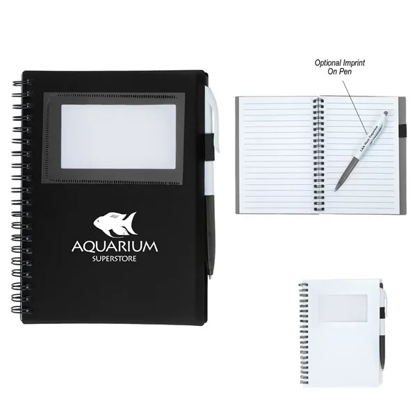 Spiral Notebook With ID Window - Spiral Notebook With ID Window - Image 1 of 4