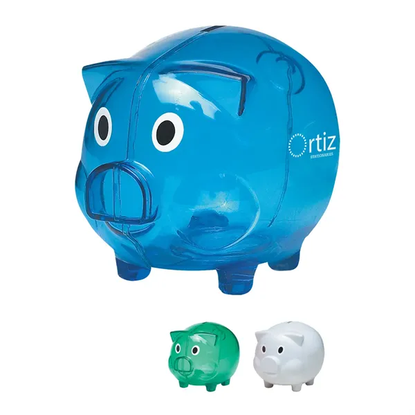 Plastic Piggy Bank - Plastic Piggy Bank - Image 0 of 6