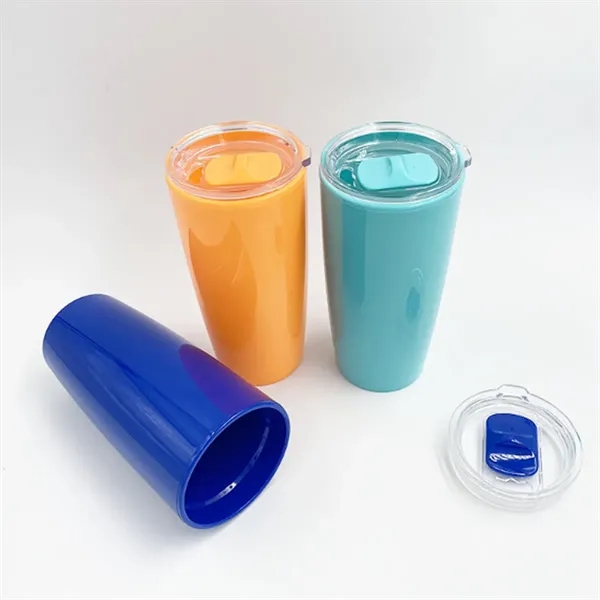 20oz Double Wall Tumbler with Straw - 20oz Double Wall Tumbler with Straw - Image 5 of 5