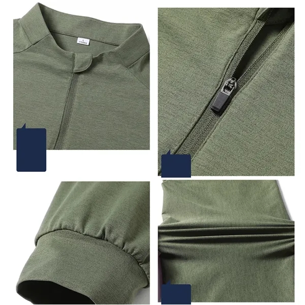 Running quick-dry men sweatshirt long sleeve sports shirts - Running quick-dry men sweatshirt long sleeve sports shirts - Image 2 of 4