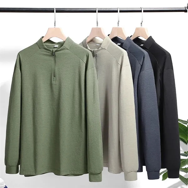 Running quick-dry men sweatshirt long sleeve sports shirts - Running quick-dry men sweatshirt long sleeve sports shirts - Image 4 of 4