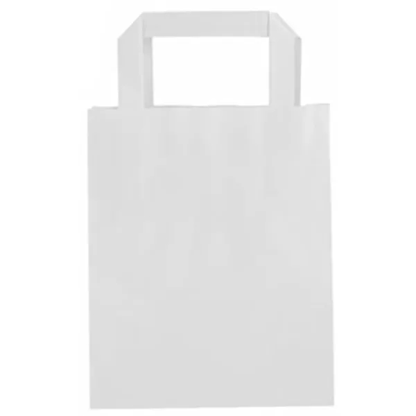 7 X 9 Inch Custom Paper Shopping Bag With Handles - 7 X 9 Inch Custom Paper Shopping Bag With Handles - Image 1 of 1