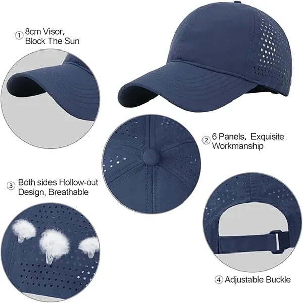 Quick Dry Sport breathable Baseball Cap - Quick Dry Sport breathable Baseball Cap - Image 1 of 3