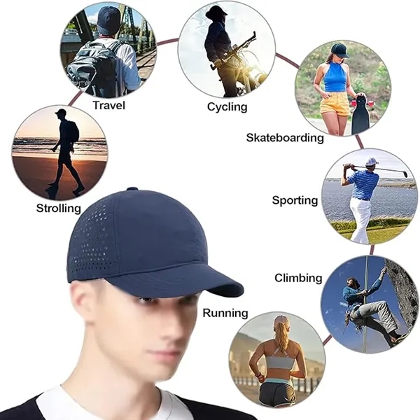 Quick Dry Sport breathable Baseball Cap - Quick Dry Sport breathable Baseball Cap - Image 3 of 3