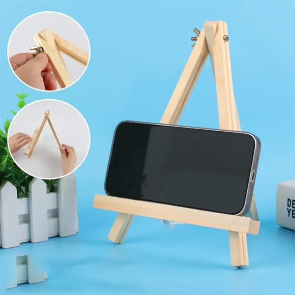 Mini Wooden Display Easel Stand for Art or Signage - Mini Wooden Display Easel Stand for Art or Signage - Image 4 of 5