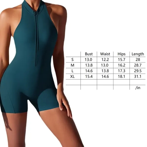 Workout yoga one piece bodysuit women jumpsuit short romper - Workout yoga one piece bodysuit women jumpsuit short romper - Image 1 of 4