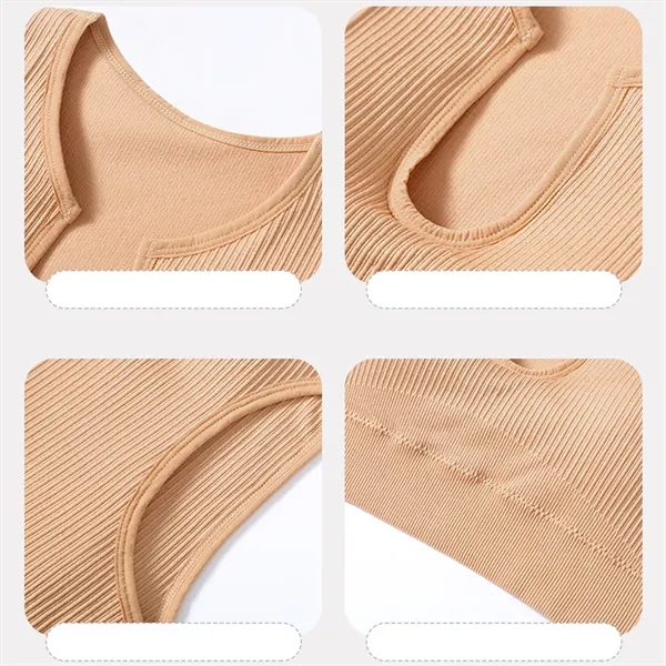 Yoga workout gym women high waist legging with sport bra set - Yoga workout gym women high waist legging with sport bra set - Image 2 of 4