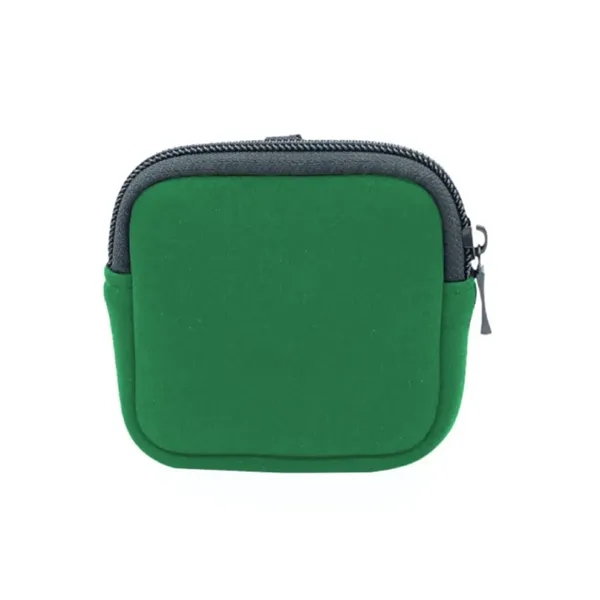 Custom Logo Neoprene Earphone Case with Zipper and Clip - Custom Logo Neoprene Earphone Case with Zipper and Clip - Image 6 of 6