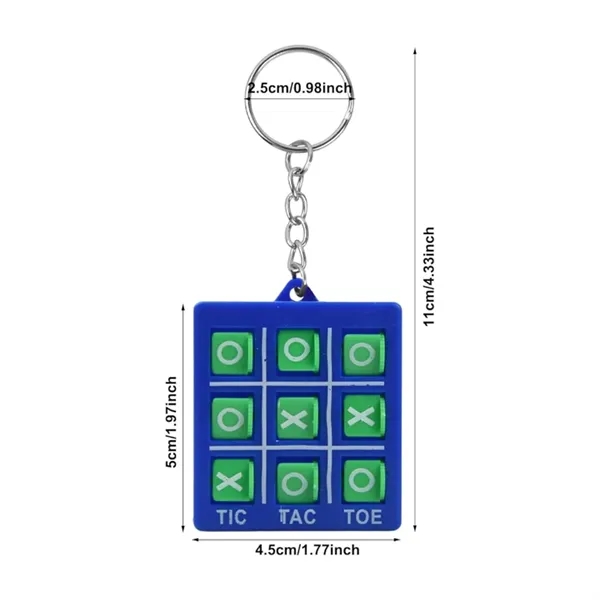 Tic Tac Toe Puzzle Keychain Game with Custom Logo - Tic Tac Toe Puzzle Keychain Game with Custom Logo - Image 1 of 6