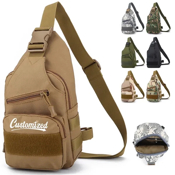 Durable Camouflage Outdoors Sling Crossbody Bag - Durable Camouflage Outdoors Sling Crossbody Bag - Image 0 of 5