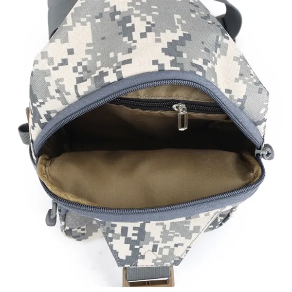 Durable Camouflage Outdoors Sling Crossbody Bag - Durable Camouflage Outdoors Sling Crossbody Bag - Image 3 of 5