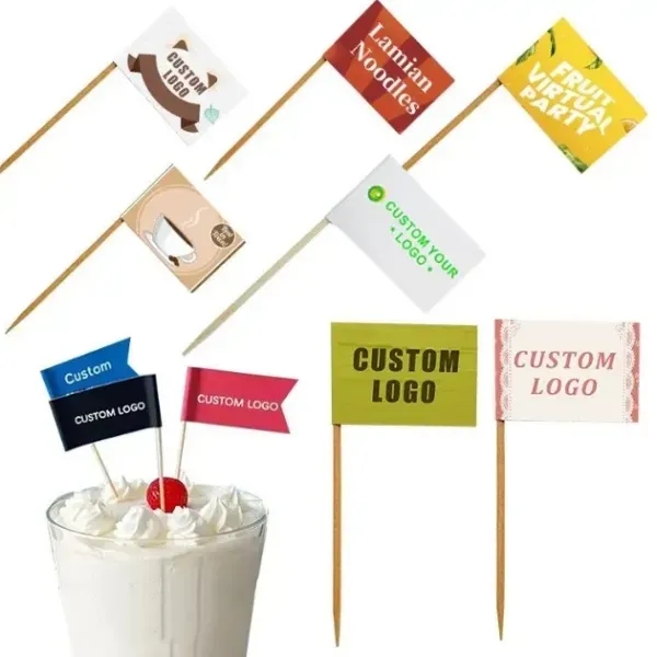 Mini Size Cupcake Toothpick Flag - Mini Size Cupcake Toothpick Flag - Image 0 of 2
