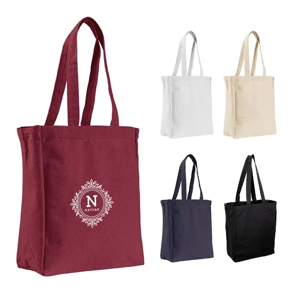 Cotton Canvas Tote/Book Bag - Cotton Canvas Tote/Book Bag - Image 0 of 5