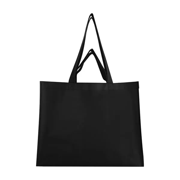 Custom Matte Laminated Recycled Non-Woven Dual Handle Shopper To...