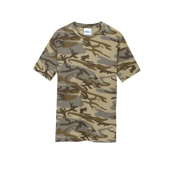 Port & Co Core Cotton Camo Tee. - Port & Co Core Cotton Camo Tee. - Image 4 of 25
