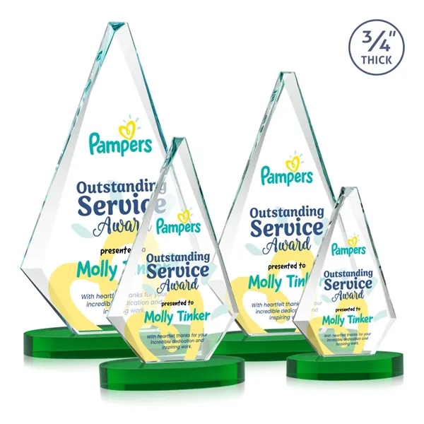 Windsor VividPrint™ Award on Alberton Base - Green