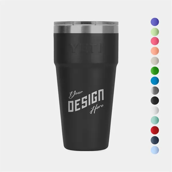 30 oz YETI® Rambler Stainless Steel Insulated Stackable Cup - 30 oz YETI® Rambler Stainless Steel Insulated Stackable Cup - Image 0 of 14
