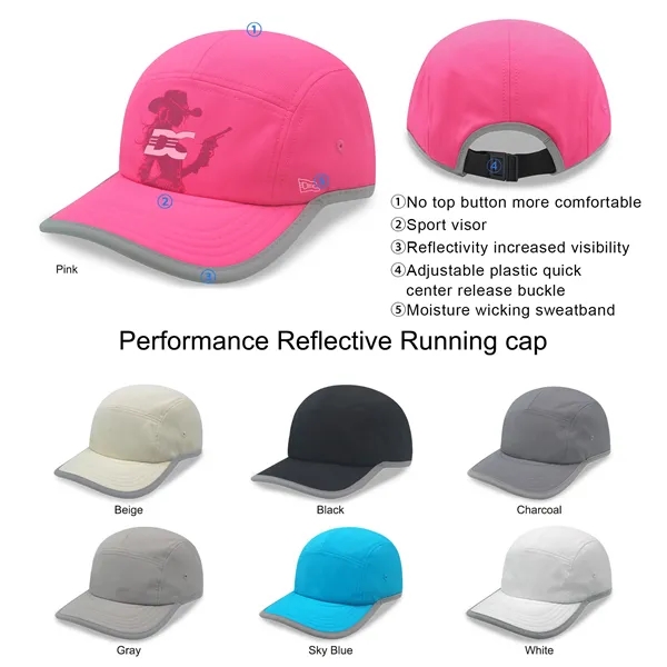 Reflective Safe Light Weight Running Cap - Reflective Safe Light Weight Running Cap - Image 9 of 9