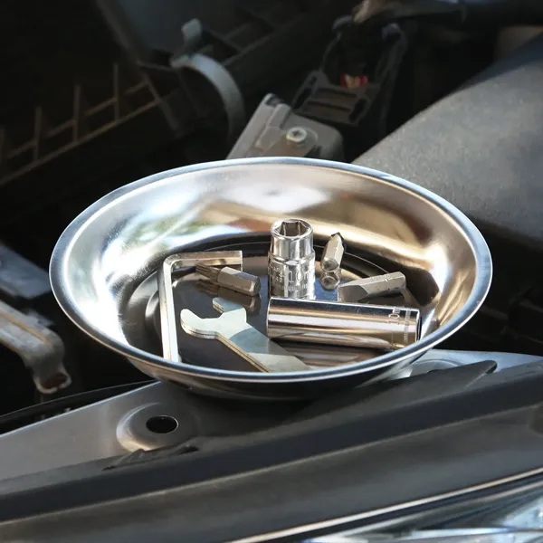 Custom PartSaver Stainless Magnetic Bowl