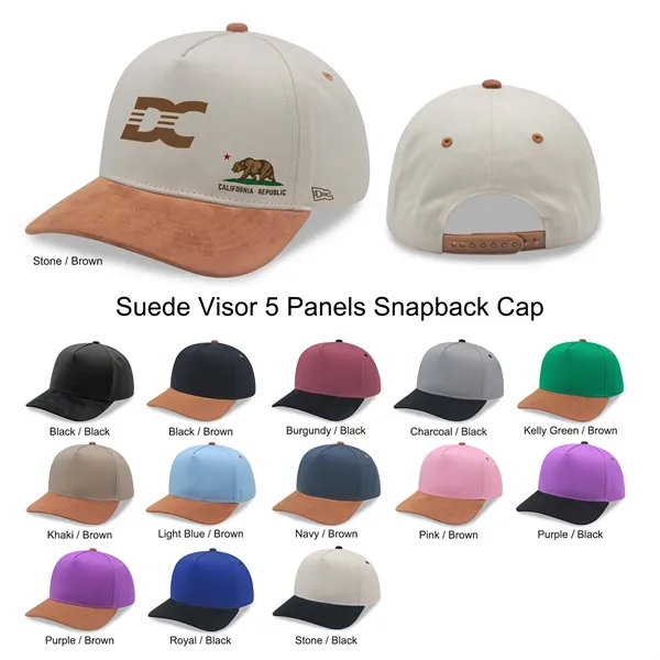 5 Panel PU Leather Cap - 5 Panel PU Leather Cap - Image 17 of 17