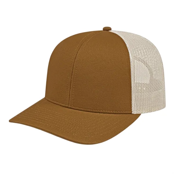 Poly/Cotton Trucker Mesh Back Cap - Poly/Cotton Trucker Mesh Back Cap - Image 25 of 28