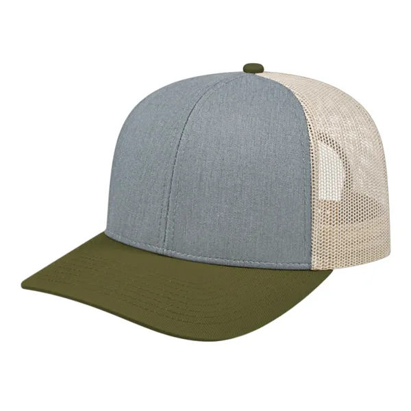 Poly/Cotton Trucker Mesh Back Cap - Poly/Cotton Trucker Mesh Back Cap - Image 27 of 28