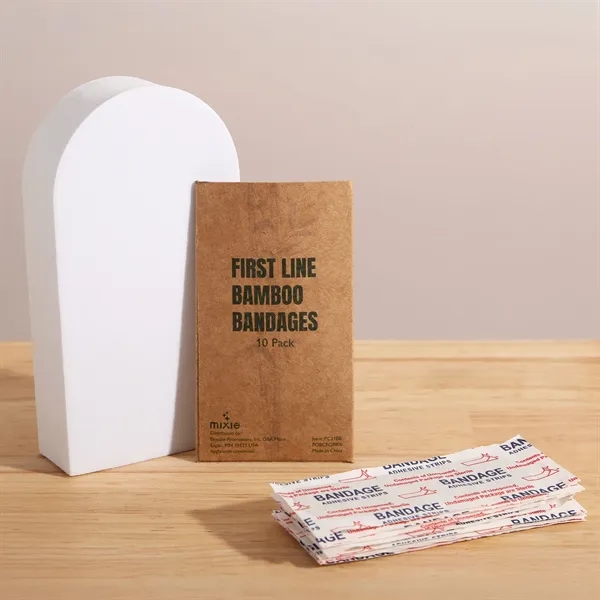 First Line Bamboo Bandages 10 Pack - First Line Bamboo Bandages 10 Pack - Image 2 of 3