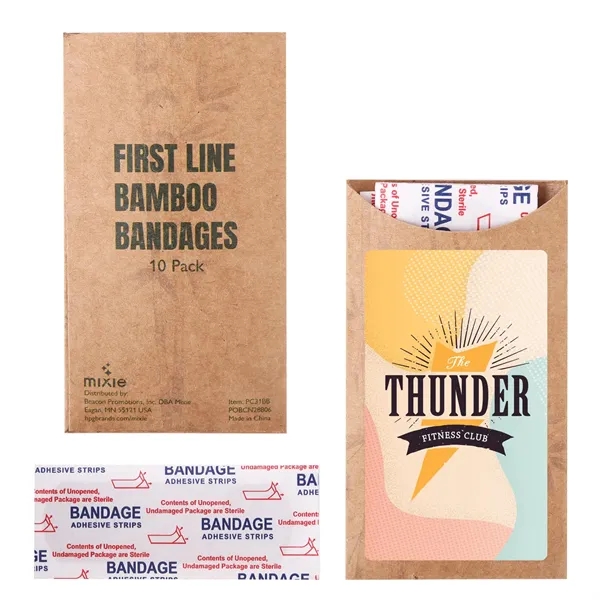 First Line Bamboo Bandages 10 Pack - First Line Bamboo Bandages 10 Pack - Image 3 of 3