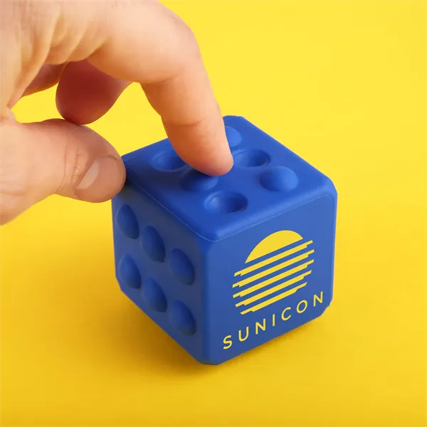 Pop-It Stress Reliever Cube - Pop-It Stress Reliever Cube - Image 1 of 13