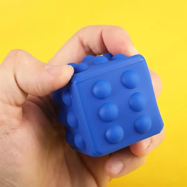 Pop-It Stress Reliever Cube - Pop-It Stress Reliever Cube - Image 2 of 13