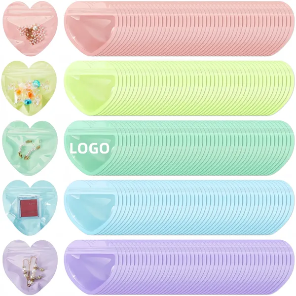 Heart Shaped Ziplock Bag - Heart Shaped Ziplock Bag - Image 0 of 7