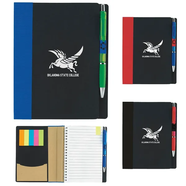 Good Value™ 5'' x 7'' ECO Notebook with Flags - Good Value™ 5'' x 7'' ECO Notebook with Flags - Image 0 of 3