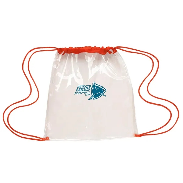 Good Value™ Clear Game Drawstring Backpack - Good Value™ Clear Game Drawstring Backpack - Image 2 of 13