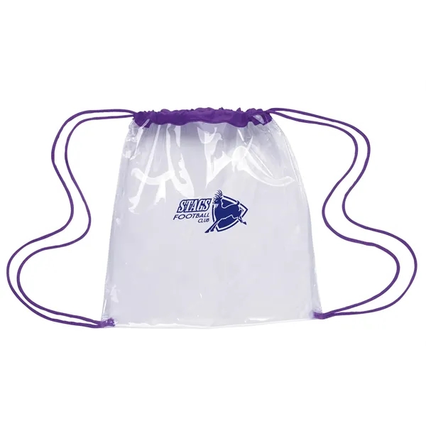 Good Value™ Clear Game Drawstring Backpack - Good Value™ Clear Game Drawstring Backpack - Image 6 of 7