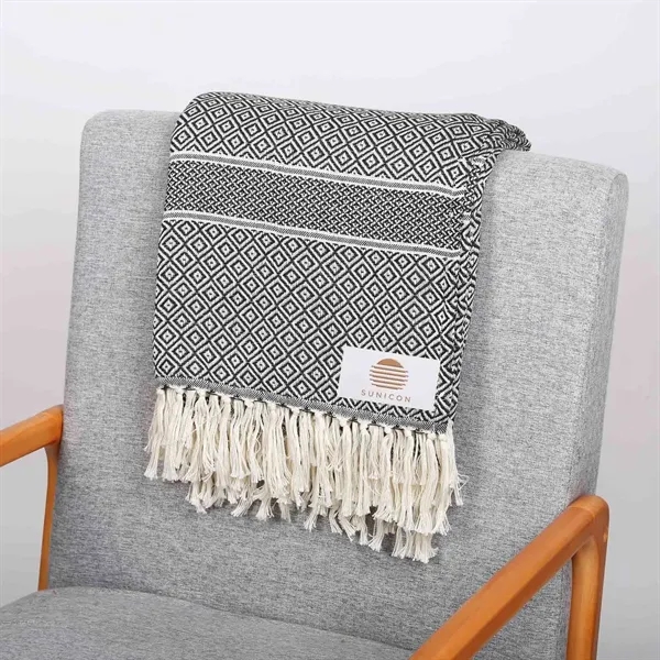 reGen rPET Woven Throw Blanket - reGen rPET Woven Throw Blanket - Image 3 of 20